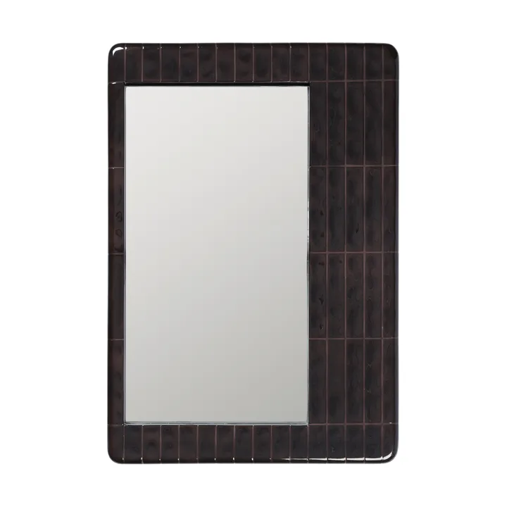 Tiling Spiegel - Dunkle Schokolade, 59x85 cm - Ferm Living