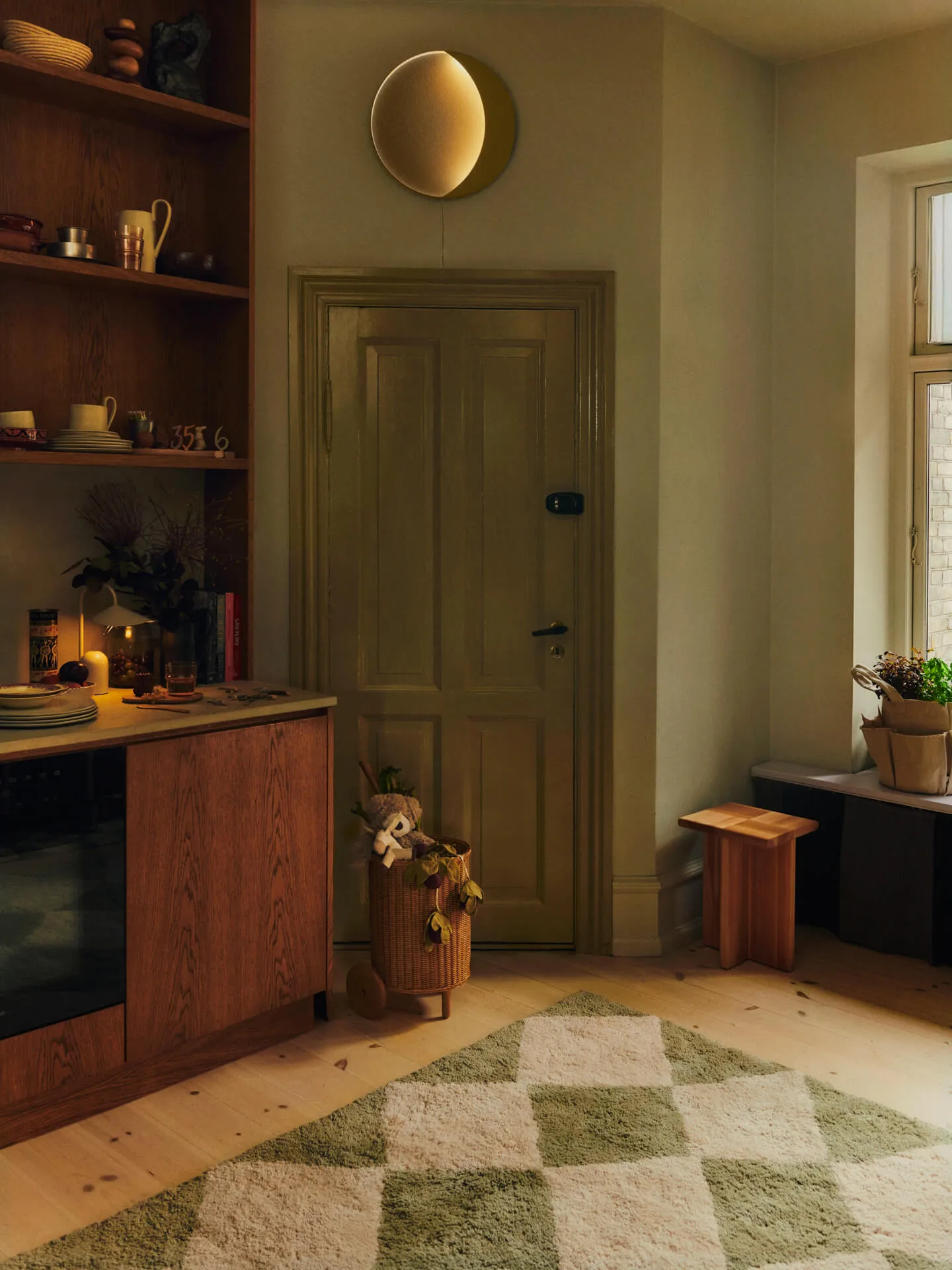 Tilt Teppich, Elm green, 140x200 cm Ferm Living