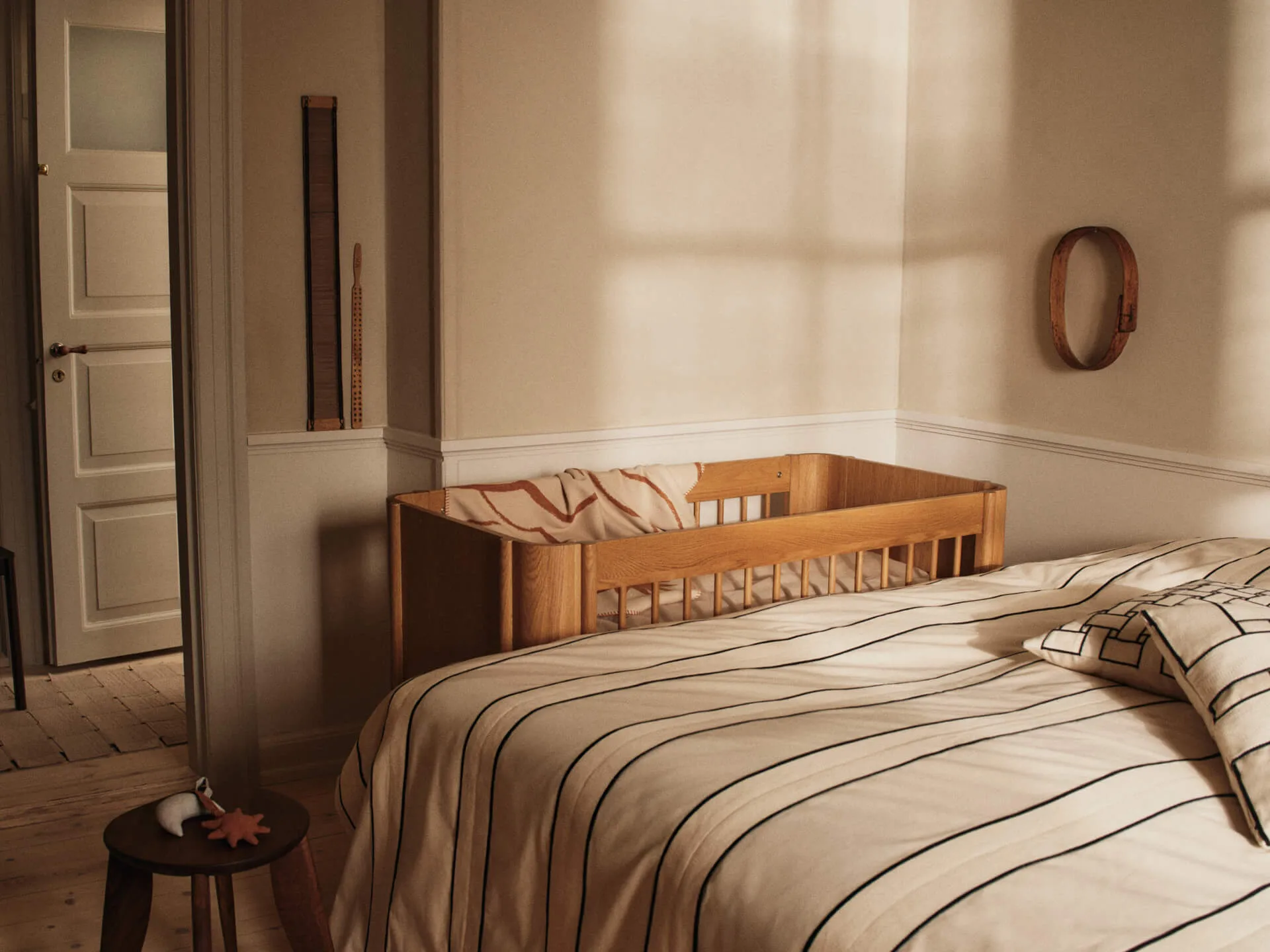 Tilu Kinderbett, Natural oak, 129x68,5x80 cm Ferm Living