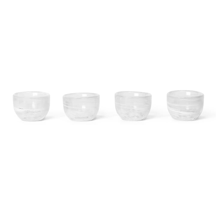 Tinta Eierbecher 4er Pack Ø4,8cm, White Ferm Living