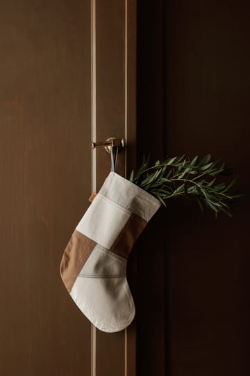 Tonal Weihnachtsstrumpf 50cm - Natural - Ferm Living