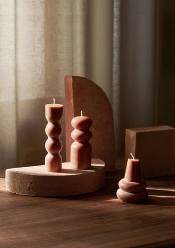 Torno Kerze 3er Pack Ø4cm - Amber - Ferm Living