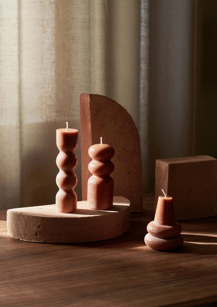 Torno Kerze 3er Pack Ø4cm, Amber Ferm Living