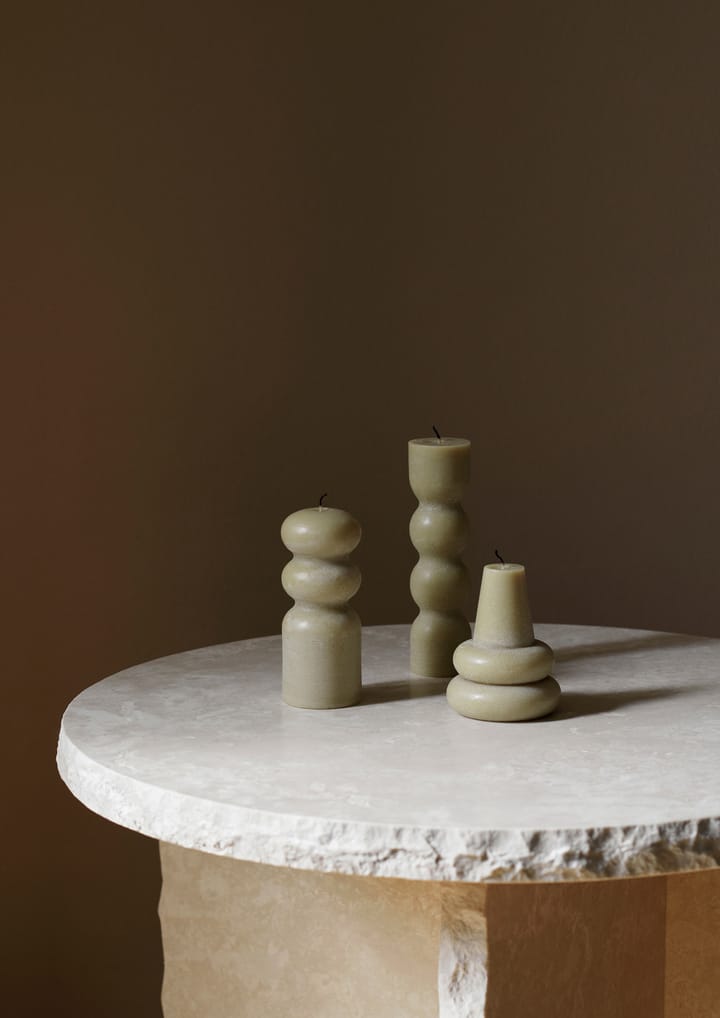 Torno Kerze 3er Pack Ø4cm, Sand Ferm Living