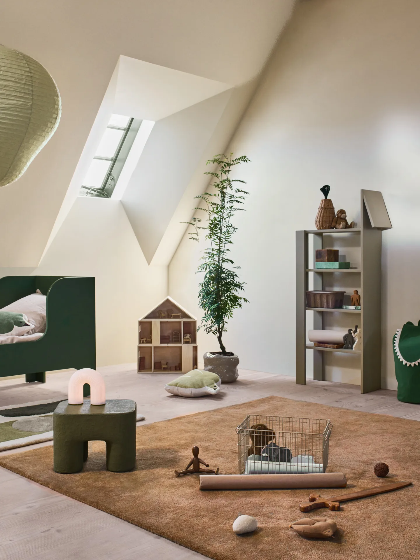 Toro faltbares Puppenhaus, Natural Ferm Living