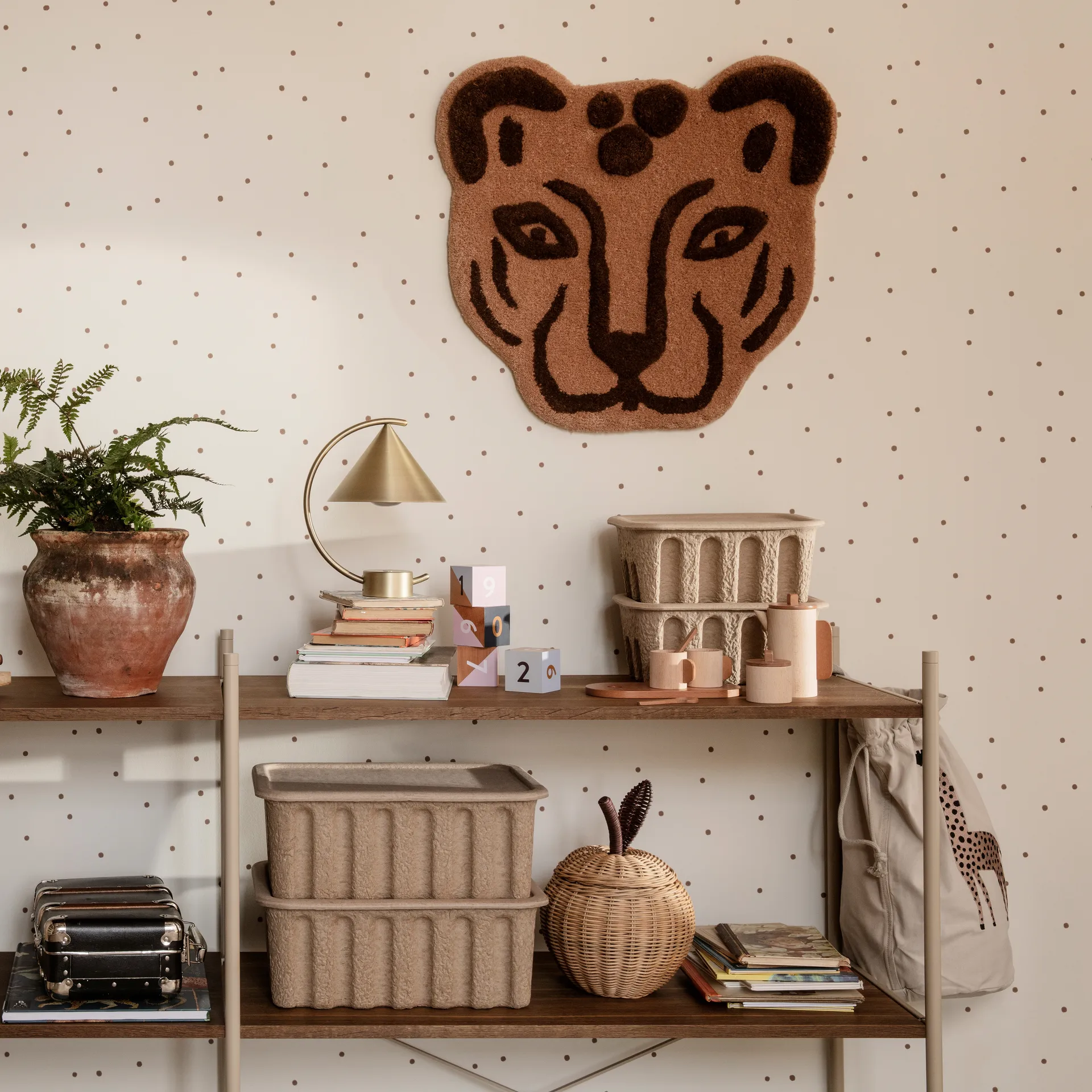 Toro Kindergeschirr aus Holz, Natural Ferm Living