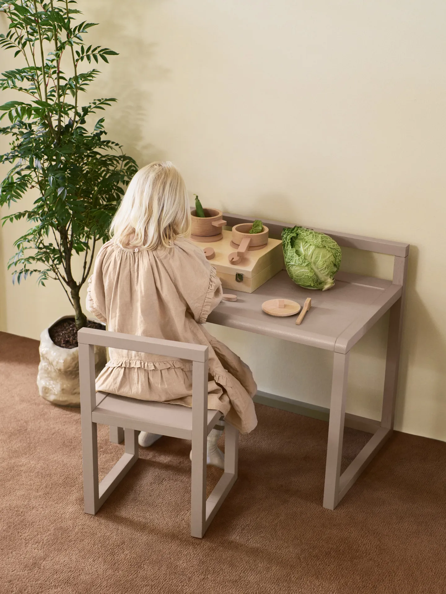 Toro Suitcase Kitchen Kochset für Kinder, Natural Ferm Living