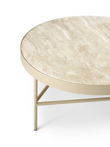 Travertine Beistelltisch Ø70,5cm - Cashmere - Ferm Living