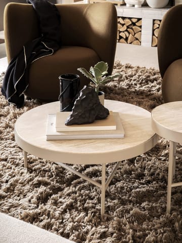 Travertine Beistelltisch Ø70,5cm - Cashmere - Ferm Living