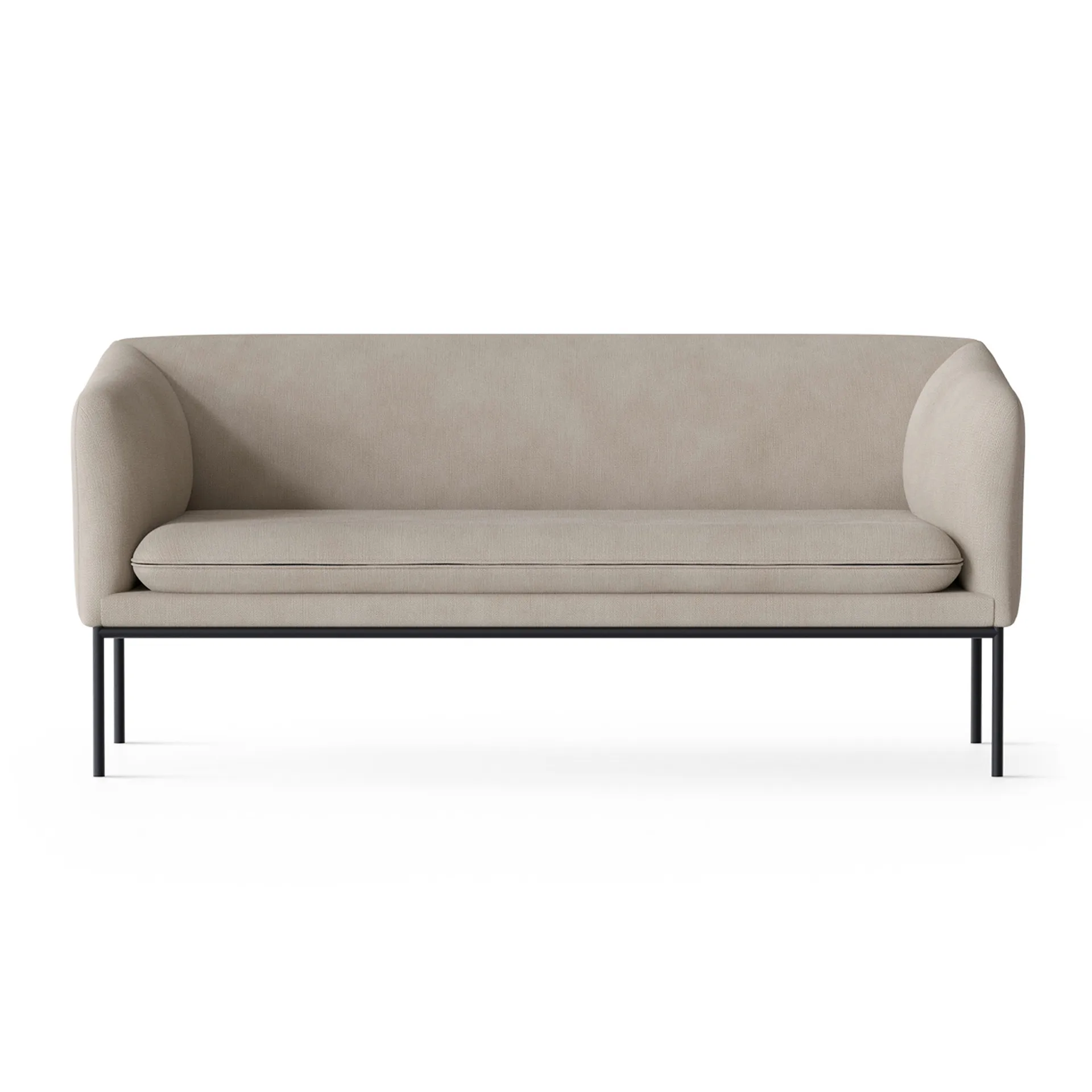 Turn Sofa 2-Sitzer, Cotton linen natural Ferm Living