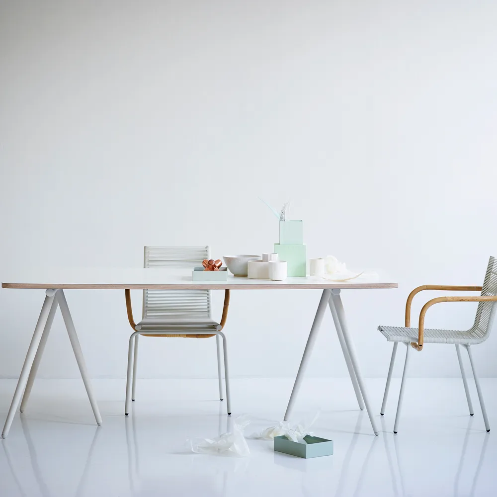 Turn Tagesbett, Stoff fiord by kvadrat dark grey, Gestell schwarz Ferm Living