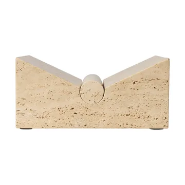 Tvara Buchständer - Travertine, 22x22 cm - Ferm Living