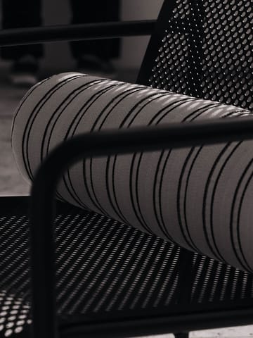 Twill bolster Zylinderkissen - Off-white-black - Ferm Living