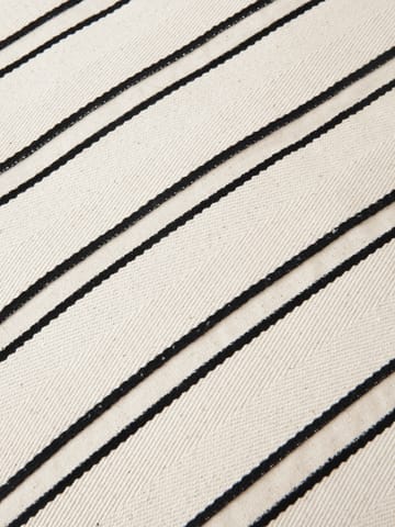 Twill-Kissenbezug 50x50 cm - Off-white-black - Ferm Living