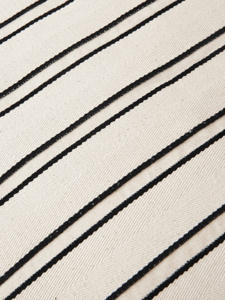 Twill-Kissenbezug 50x50 cm, Off-white-black Ferm Living