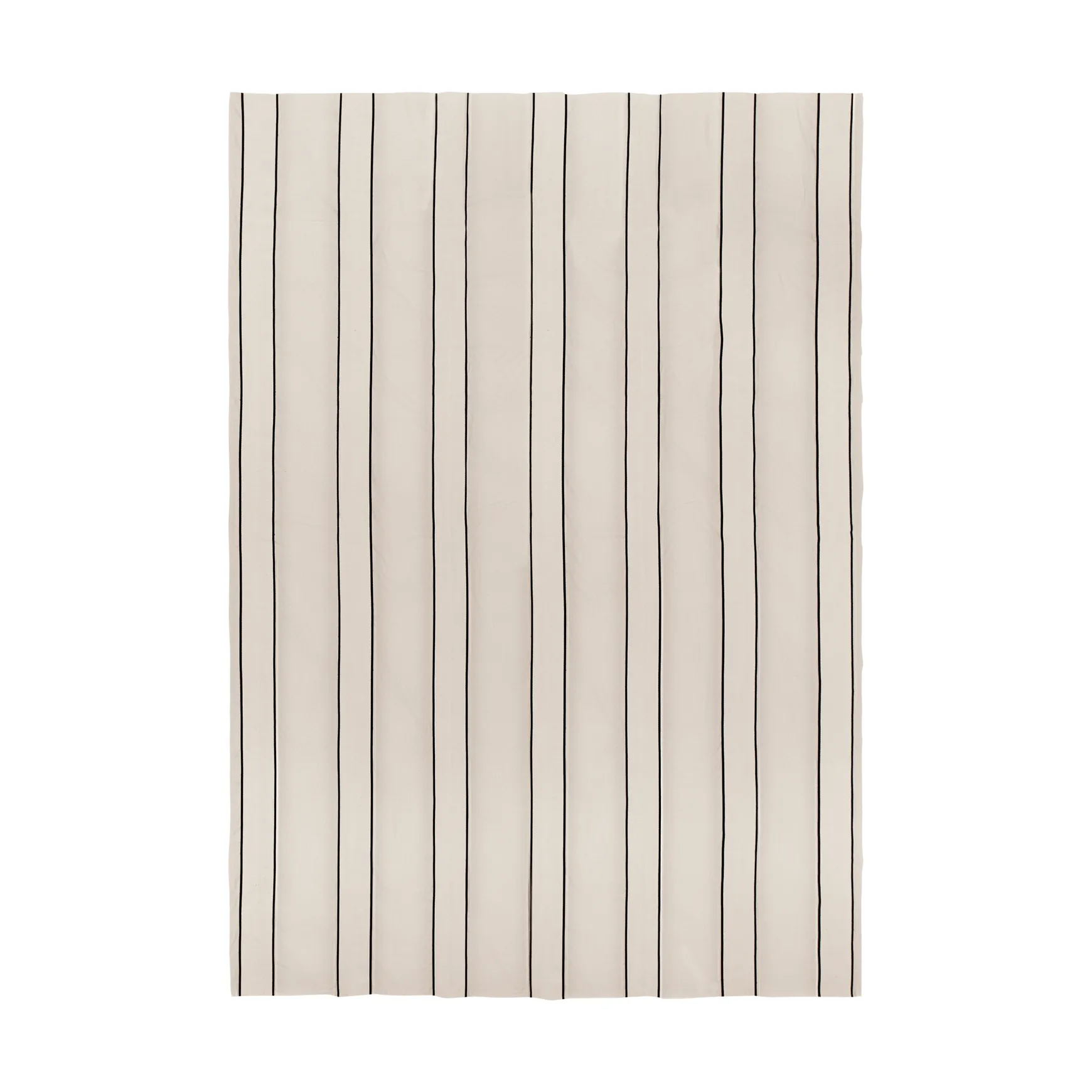 Twill Tagesdecke, Off-white-black, 230x260 cm Ferm Living