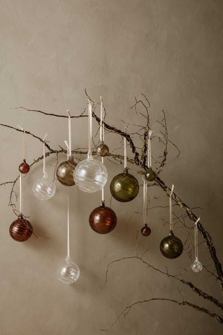 Twirl Weihnachtskugel small Ø4cm 8-pack, Multi Ferm Living