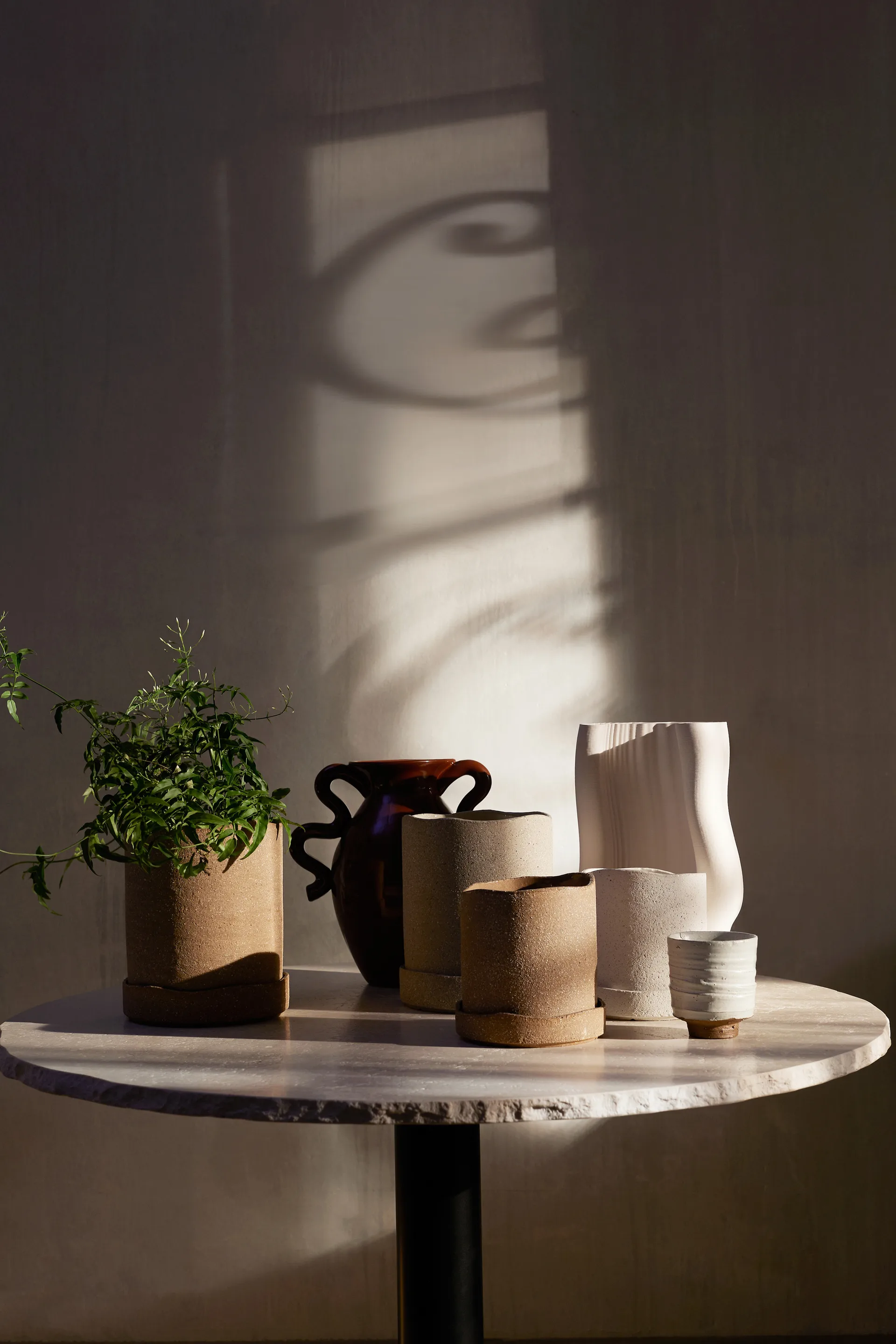 Uneru Blumentopf Ø16cm, Brown Ferm Living