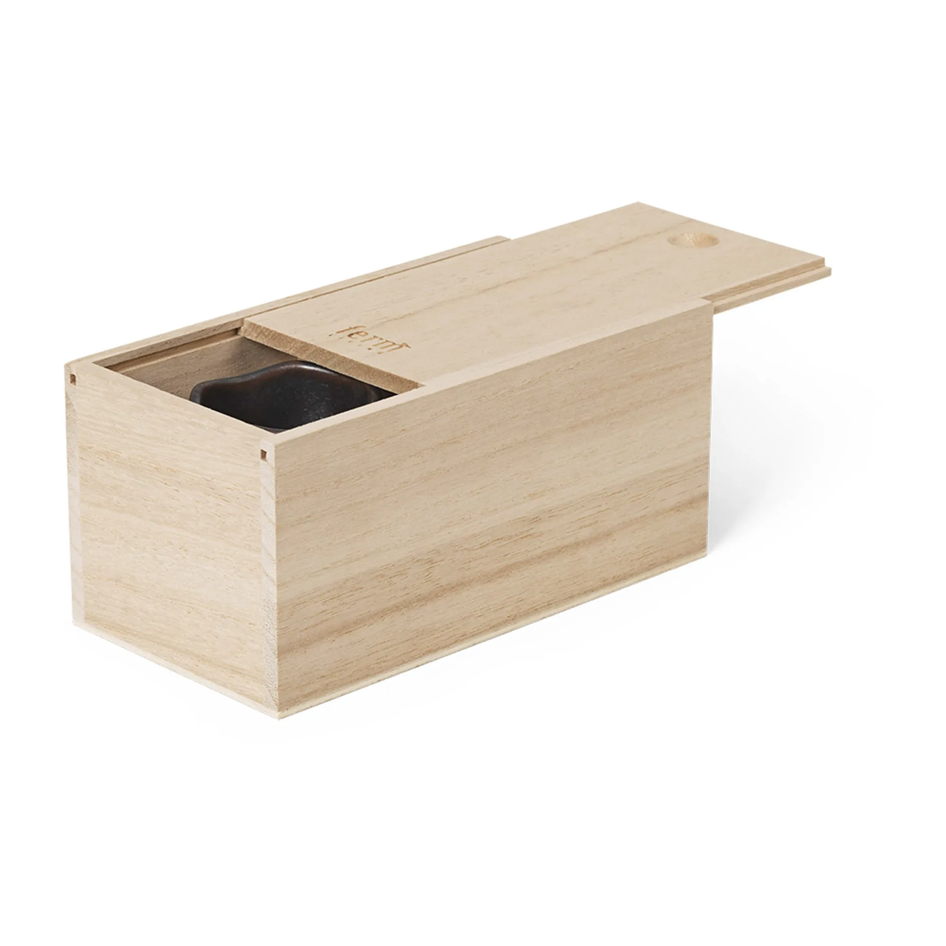 Uneru Mini Blumentopf 2 Teile, Black Ferm Living
