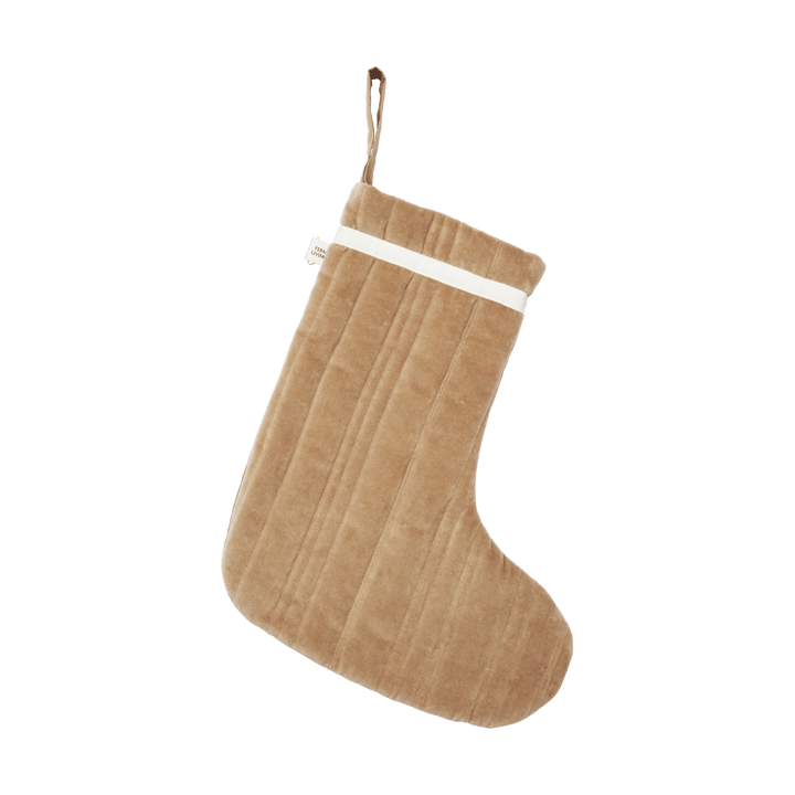 Vari quilted Weihnachtsstrumpf - Velvet-tan - Ferm Living