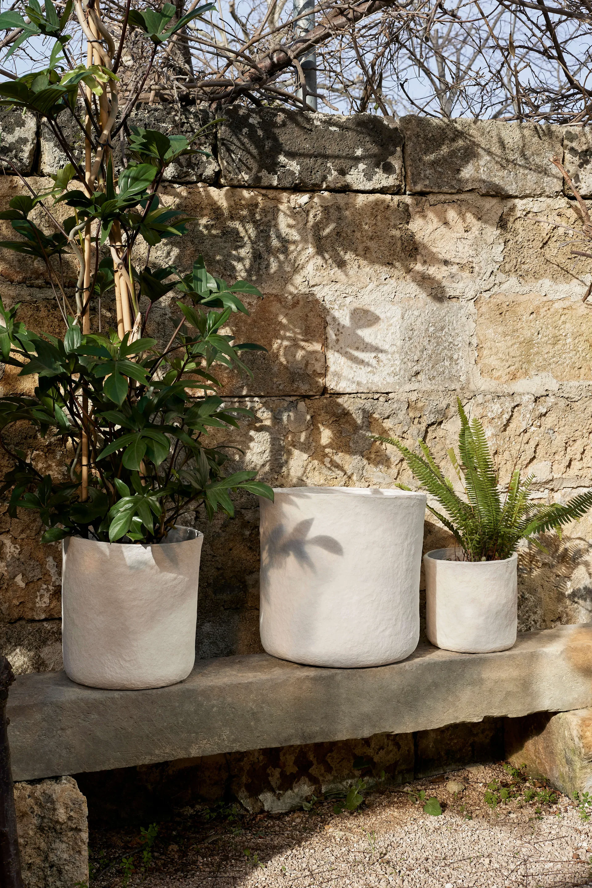 Vary Verwahrungskorb 3 Teile, White Ferm Living