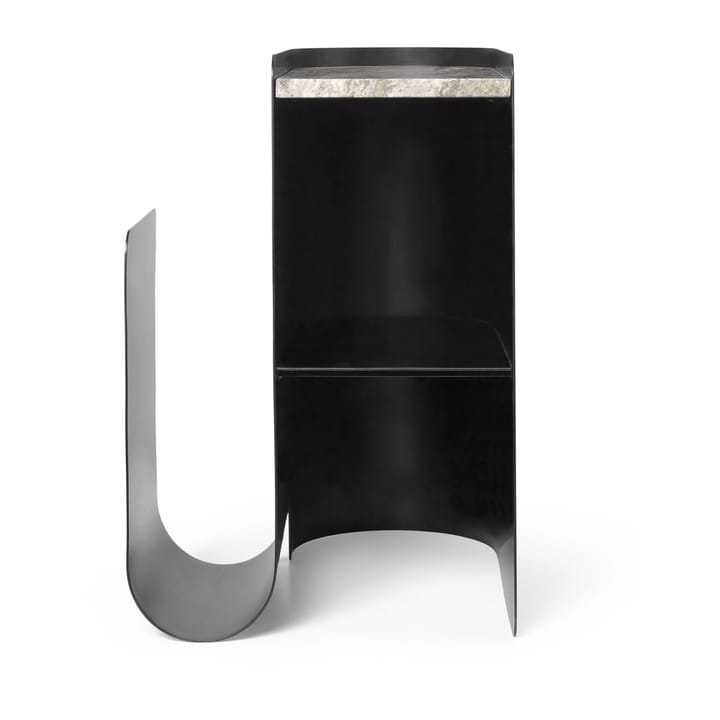 Vault Beistelltisch 40,2 x 33,4 x 50cm, Black Ferm Living