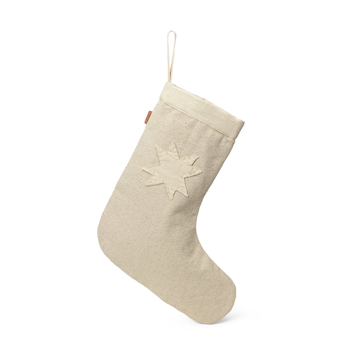 Ferm Living Vela Weihnachtsstrumpf Natural
