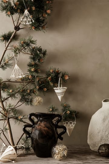 Verso Vase 27cm - Black-brown - Ferm Living