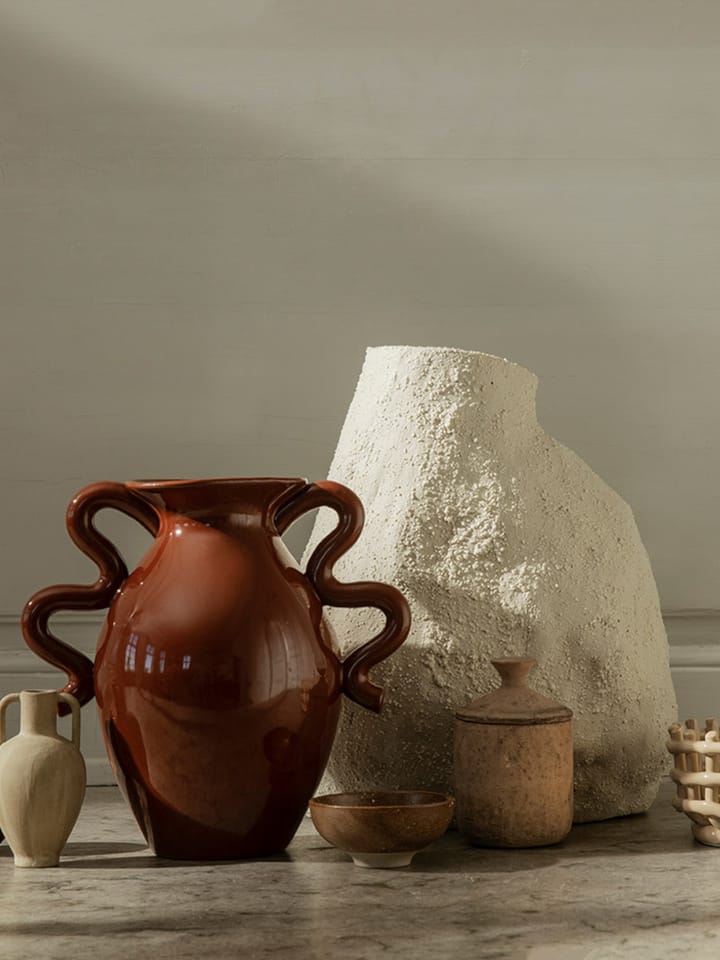 Verso Vase 27cm, Terracotta Ferm Living