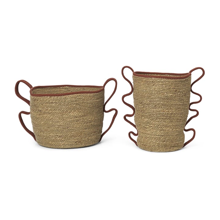 Verso Verwahrungskorb 2 Teile - Brick - Ferm Living