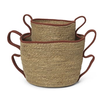Verso Verwahrungskorb 2 Teile - Brick - Ferm Living