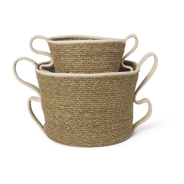 Verso Verwahrungskorb 2 Teile - Off-white - Ferm Living