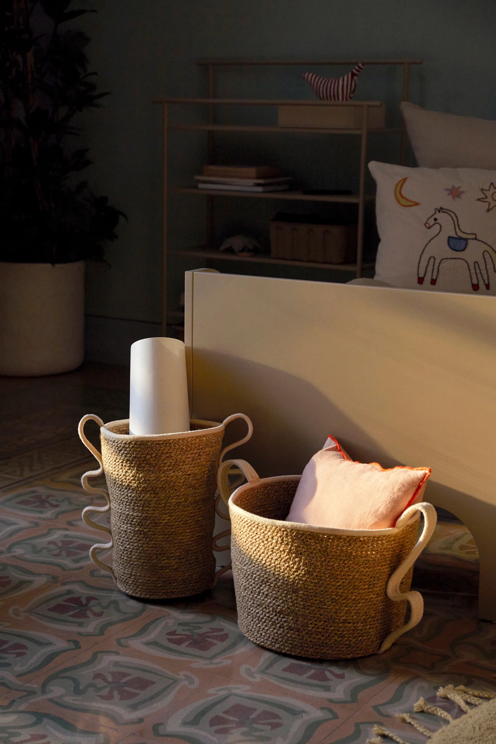 Verso Verwahrungskorb 2 Teile, Off-white Ferm Living