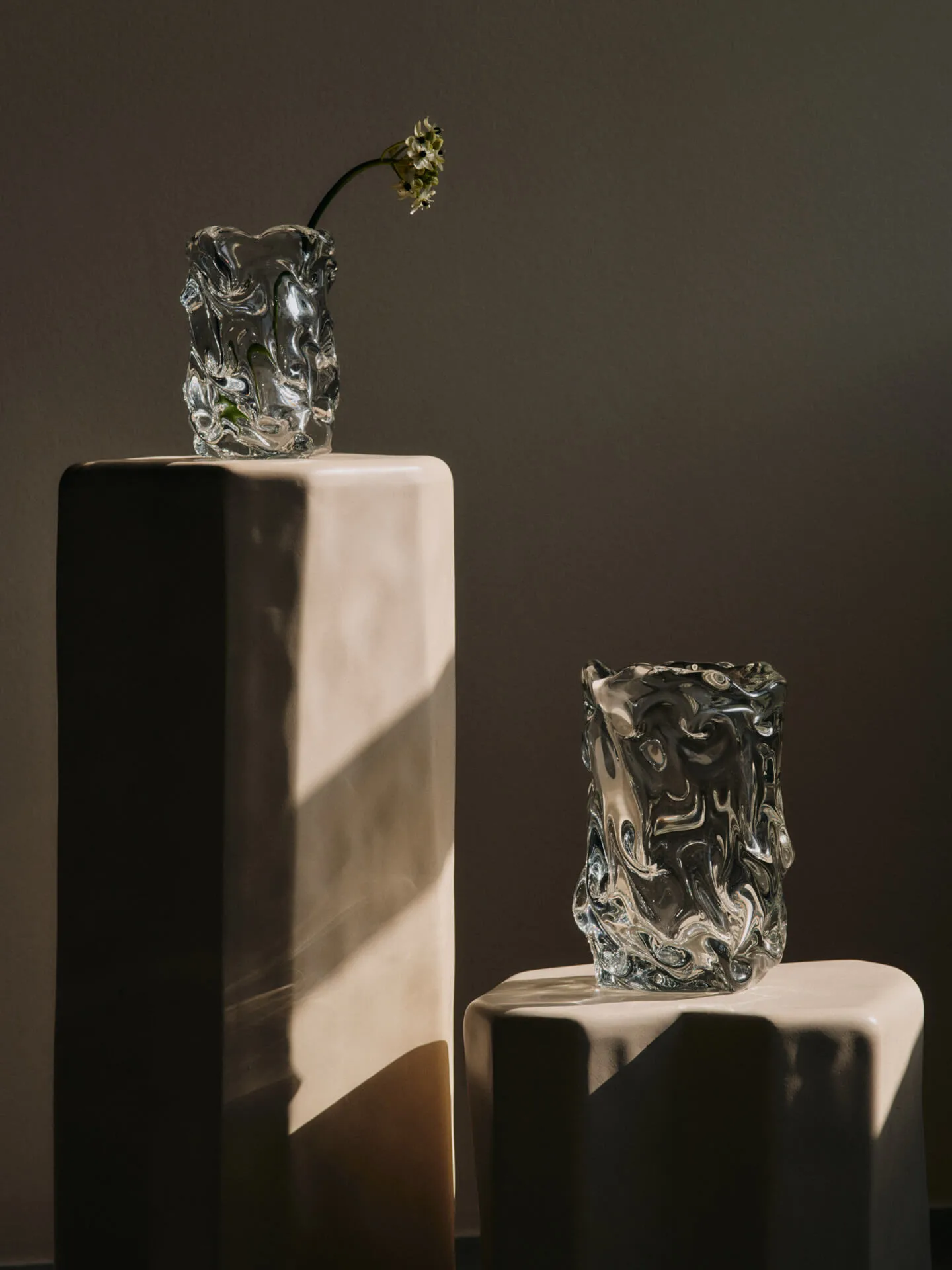 Virelle Vase 18 cm, Clear Ferm Living