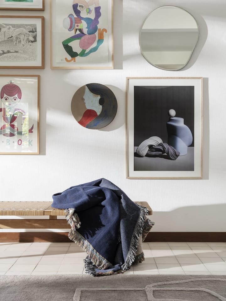 Vista Wolldecke 120 x 170cm - Dark blue - Ferm LIVING