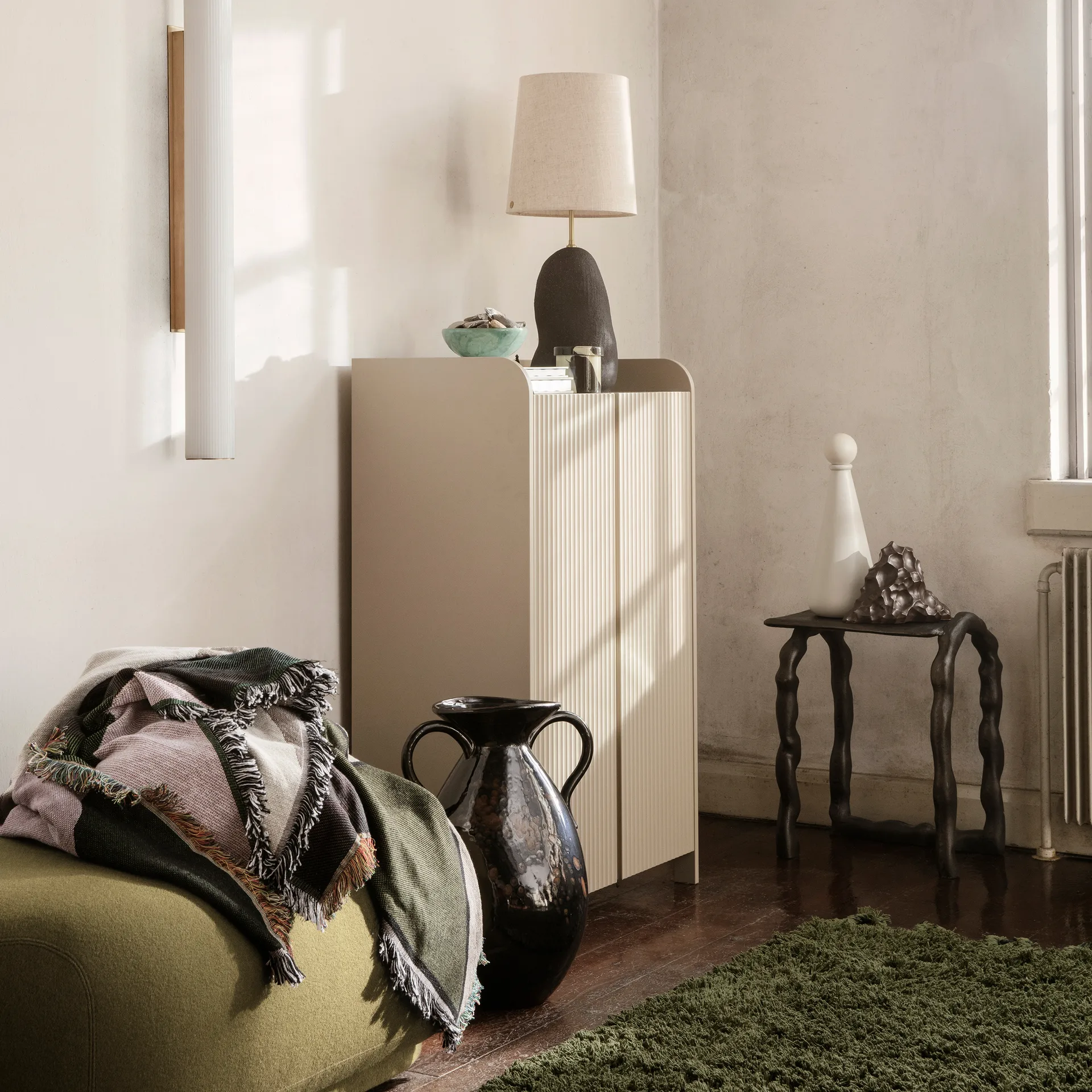 Vista Wolldecke 120 x 170cm, Lila-grau Ferm Living