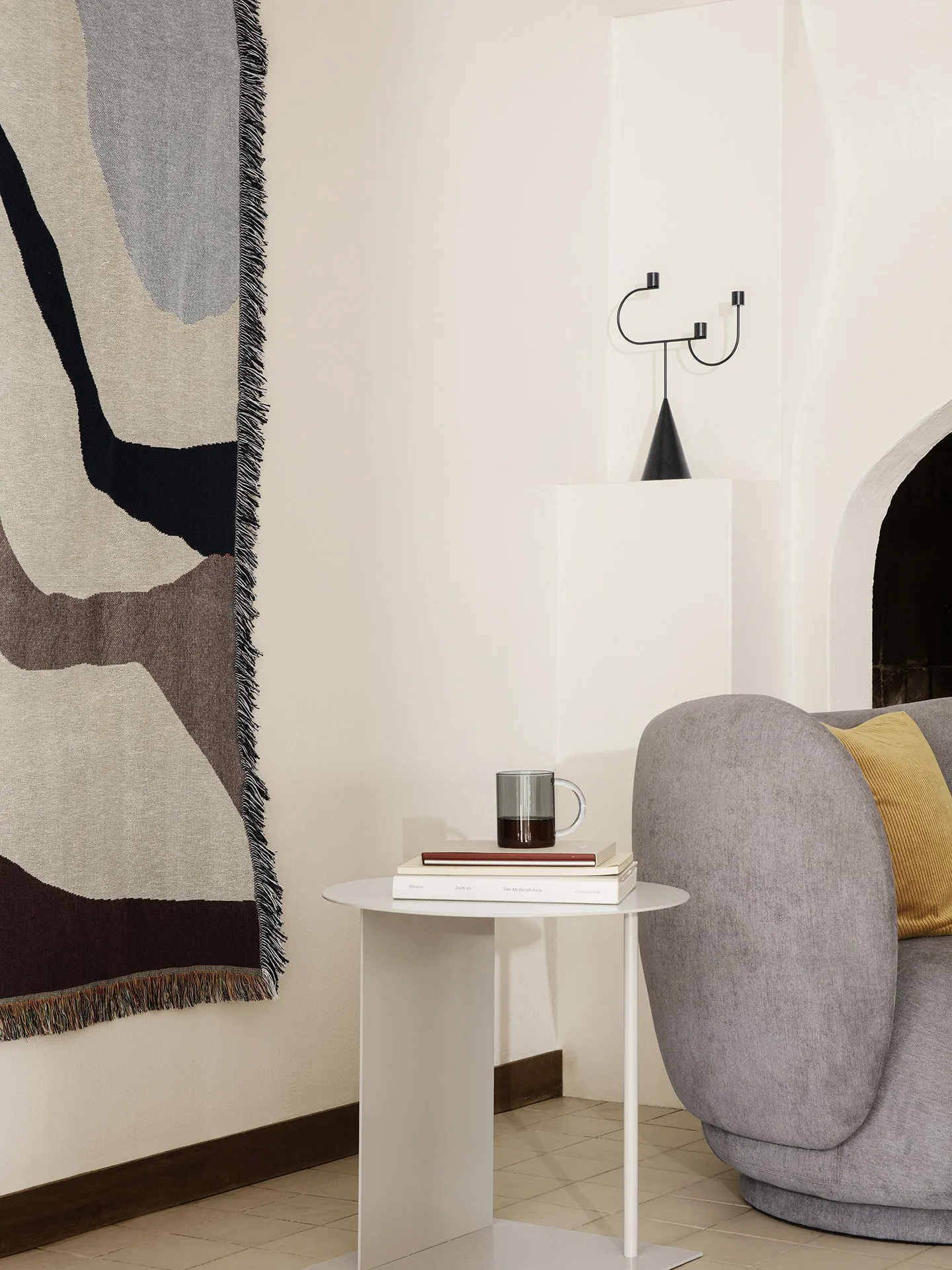 Vista Wolldecke 120 x 170cm, Off-white Ferm Living