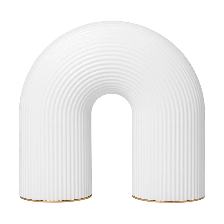 Vuelta Outdoor tragbare Tischlampe - Weiß, 25 cm - Ferm Living