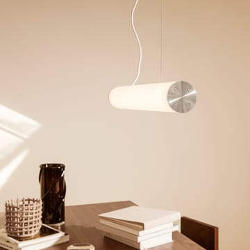 Vuelta Pendelleuchte 60cm - Weiß-Edelstahl - Ferm Living
