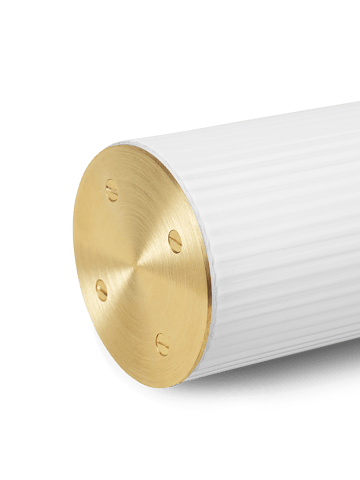 Vuelta Pendelleuchte II 100 - White-brass - Ferm Living