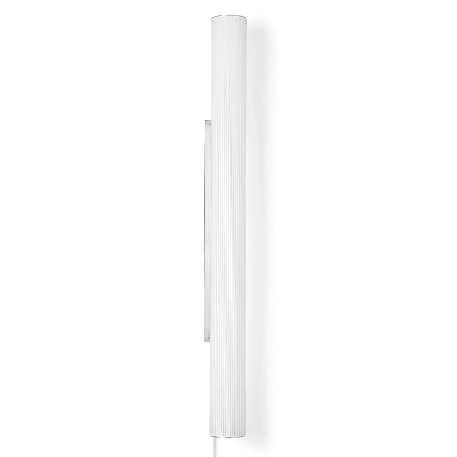 Vuelta Wandleuchte 100cm, Weiß-Edelstahl Ferm Living
