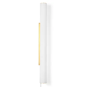 Vuelta Wandleuchte 100cm - Weiß-Messing - Ferm Living