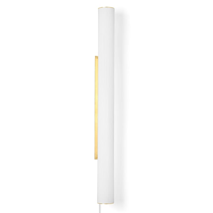 Vuelta Wandleuchte 100cm - Weiß-Messing - ferm LIVING