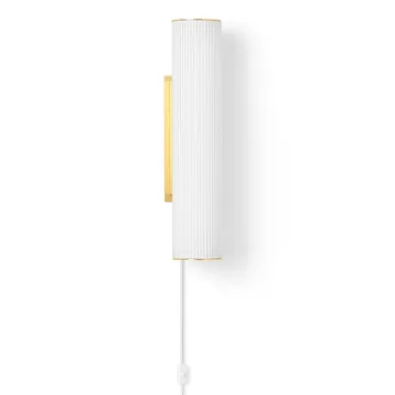 Vuelta Wandleuchte 40cm - Weiß-Messing - Ferm Living
