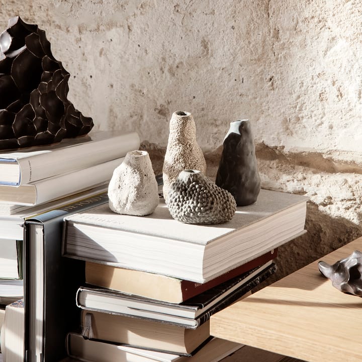 Vulca Vase mini, Metallic coral Ferm Living