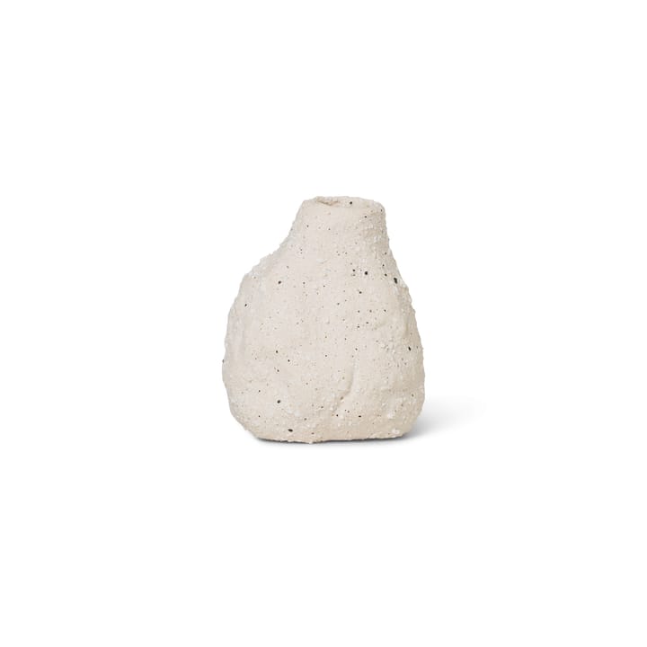 Vulca Vase mini - Off white stone - ferm LIVING