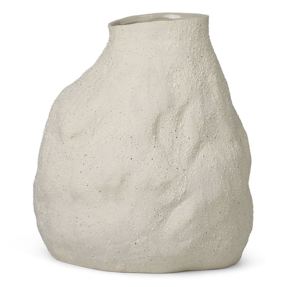Ferm Living Vulca Vase off-white Large 45cm