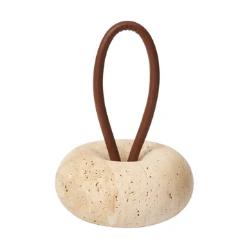 Wa Türstopper - Travertine, Ø14 cm - Ferm Living