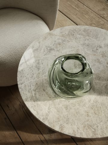 Water Swirl Vase rund Ø21cm - Recycled glass - Ferm Living