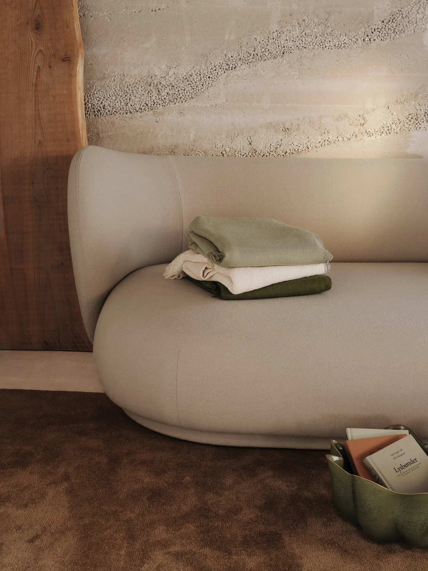 Weaver Decke 120x170 cm, Avocado Ferm Living